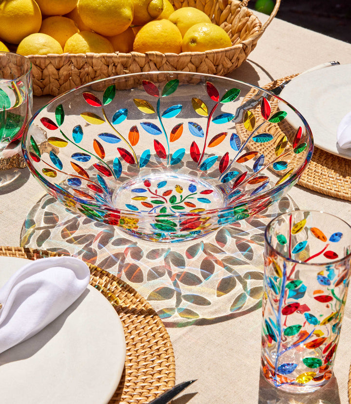 Handpainted Crystal Bowl