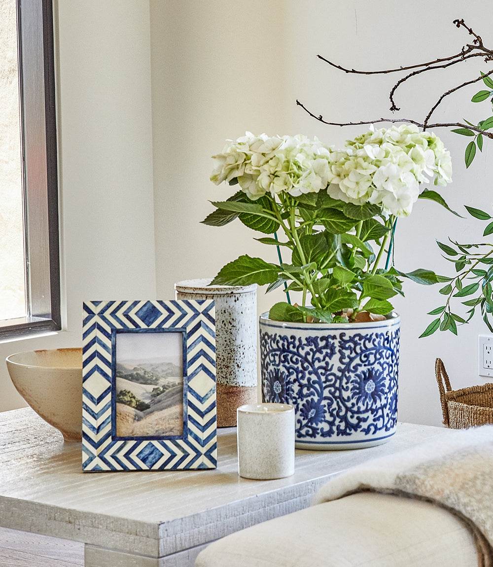 Mosaic Bone Picture Frame