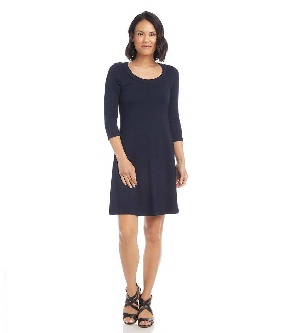 navy knee length dress with sleeves Dark Navy Jewel Illusion Neckline Short Sleeves Lace Appliques Midi Mother Of The Bride Dress