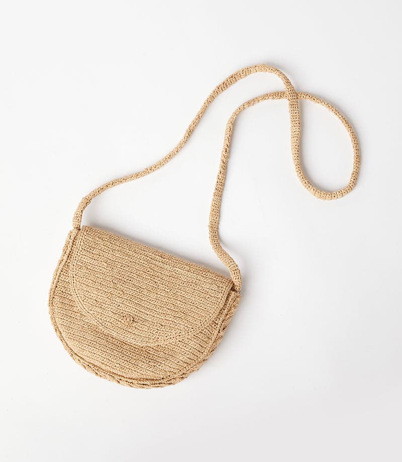  Other Stories Crossbody Straw Bag in Natural