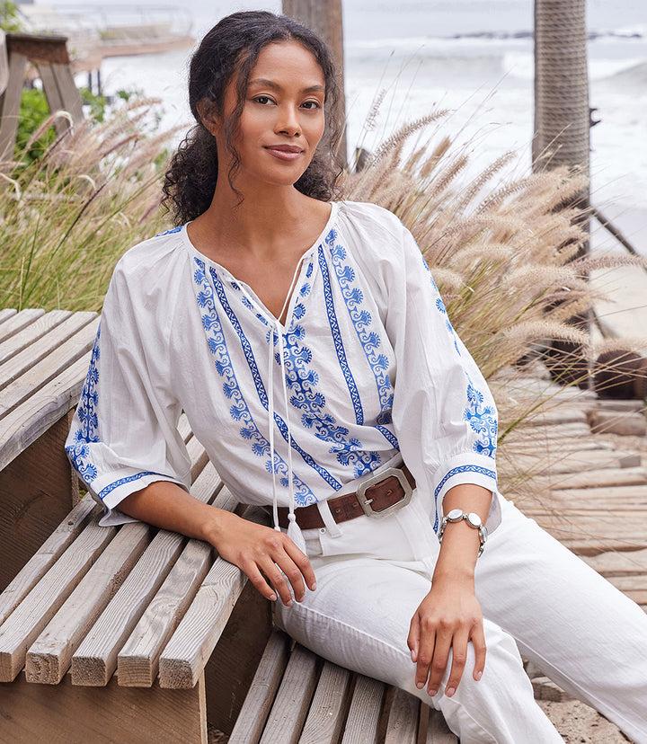 Embroidered Top