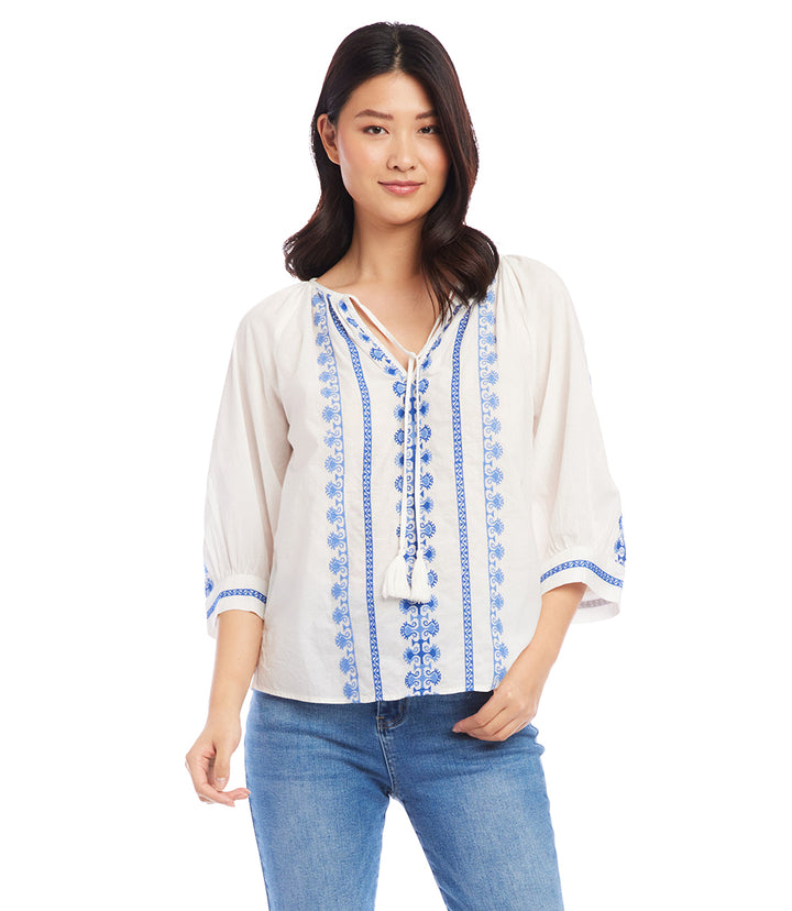 Embroidered Top