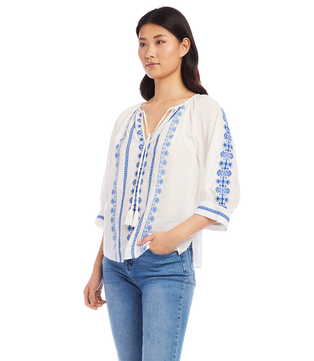 Embroidered Top