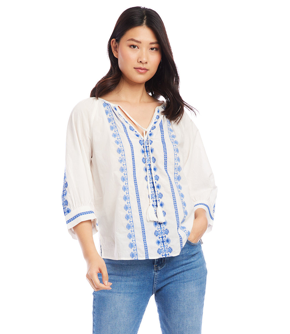 Embroidered Top